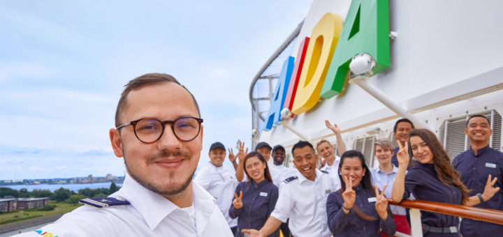 AIDA Crew mit Jobs an Bord