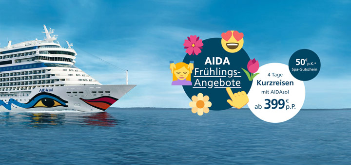 AIDA Frühlings-Angebote. Foto: AIDA Cruises