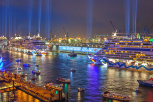 AIDA bei Blue Port in Hamburg. Foto: AIDA Cruises