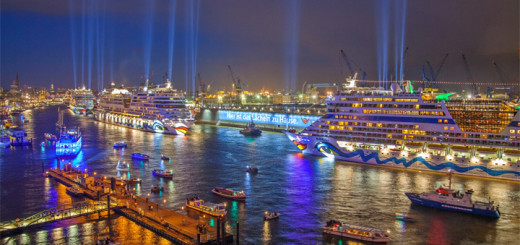 AIDA bei Blue Port in Hamburg. Foto: AIDA Cruises