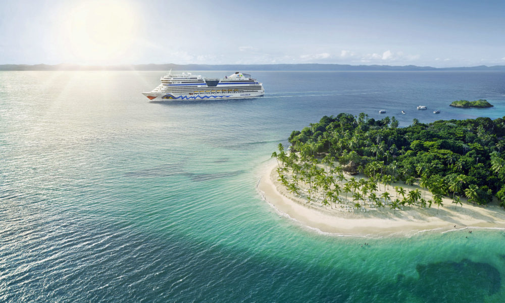 AIDA in der Karibik. Foto: AIDA Cruises