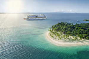 AIDA in der Karibik. Foto: AIDA Cruises