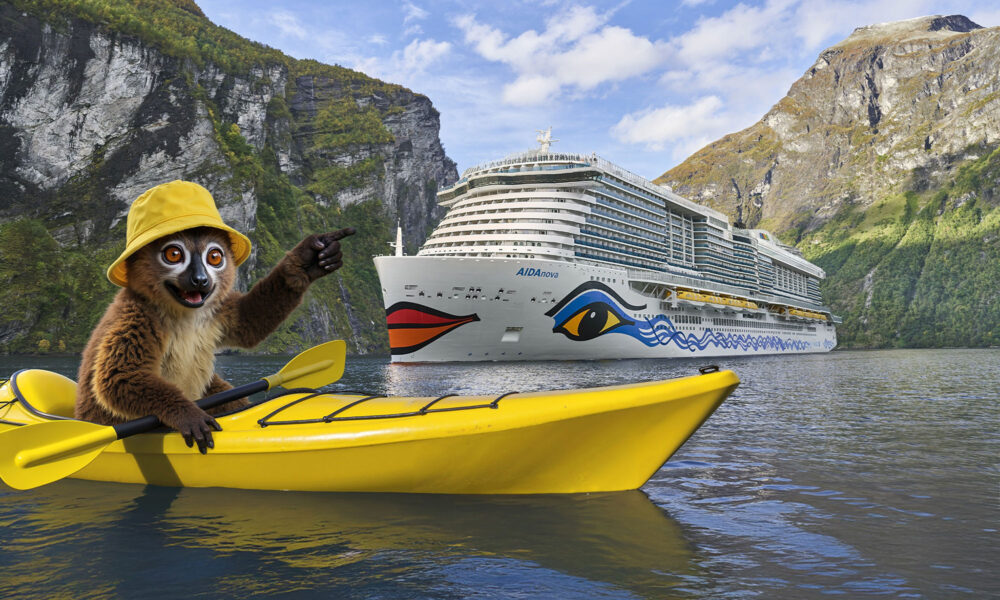 Maki Matti vor AIDAnova