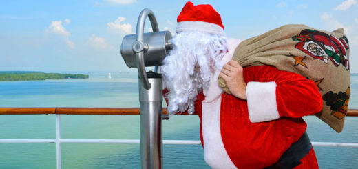 AIDA Weihnachtsmann an Bord. Foto: AIDA Cruises