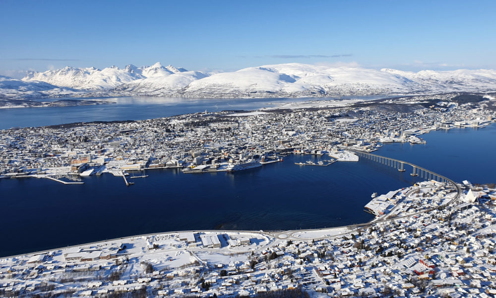 AIDA im Winter in Tromsö, Norwegen