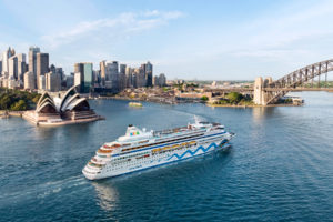 AIDAaura in Sydney. Foto: AIDA Cruises