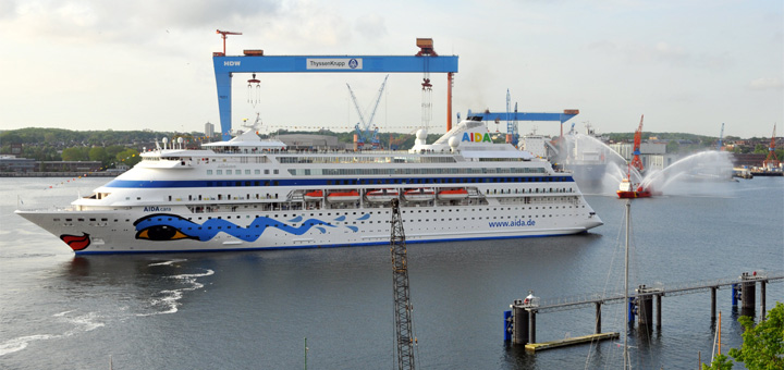 AIDAcara in Kiel