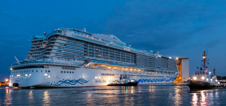 AIDAnova in Papenburg. Foto: AIDA Cruises