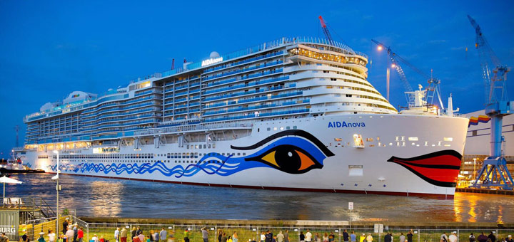 AIDAnova in Papenburg. Foto: AIDA Cruises