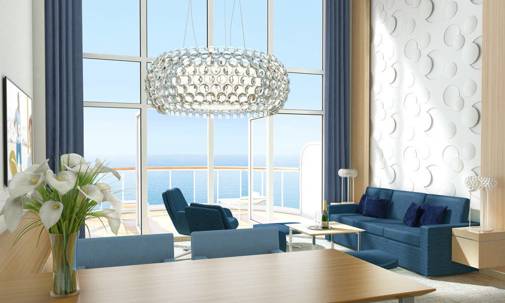 AIDAnova Penthouse Suite. Foto: AIDA Cruises