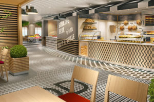 AIDAnova Streetfood Plaza. Foto: AIDA Cruises