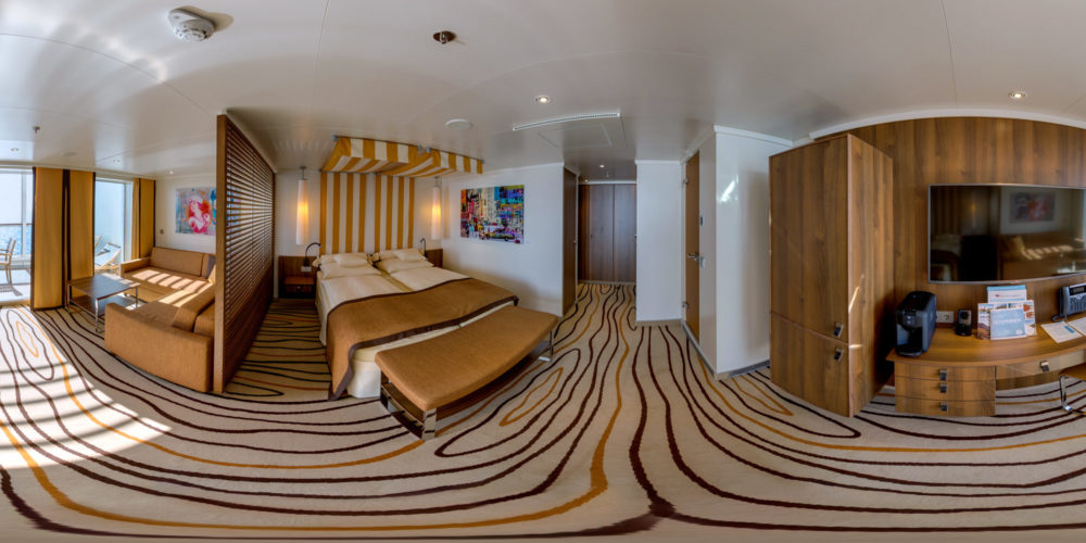 AIDAperla Suite. Foto: Inside View