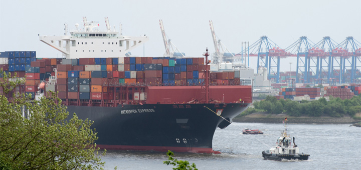 Erste Container für AIDAprima auf dem Weg nach Japan. Foto: AIDA Cruises
