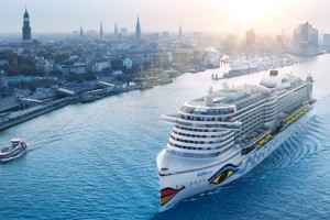 AIDAprima in Hamburg. Foto: AIDA Cruises