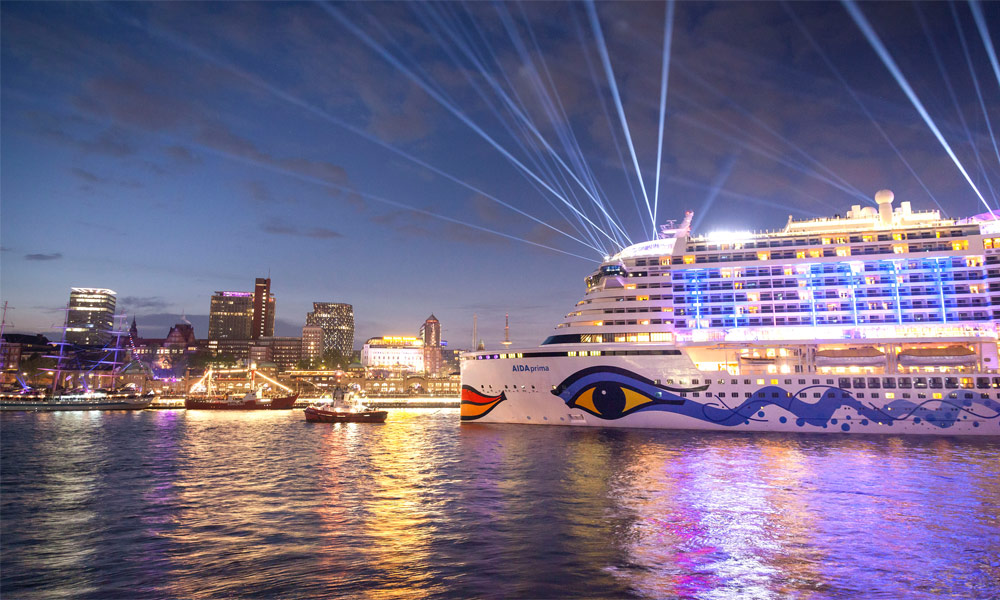 AIDAprima bei den Hamburg Cruise Days. Foto: AIDA Cruises