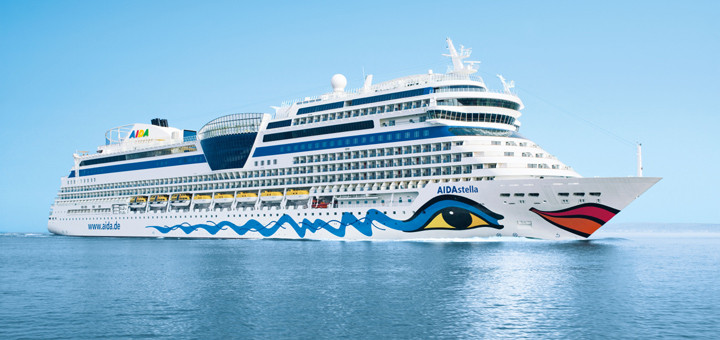 AIDAstella auf Kreuzfahrt. Foto: AIDA Cruises