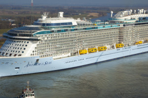 Anthem of the Seas in Papenburg. Foto: Meyer Werft