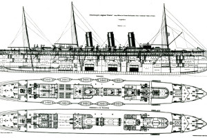 Längsschnitt der Augusta Victoria. Foto: Hapag-Lloyd AG