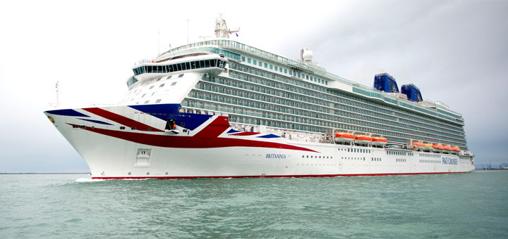 Britannia auf Kreuzfahrt. Foto: P&O Cruises