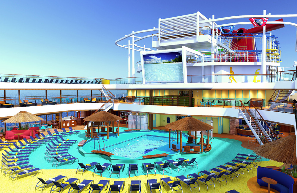 Beach Resort auf Carnival Vista. Foto: Carnival Cruise Lines