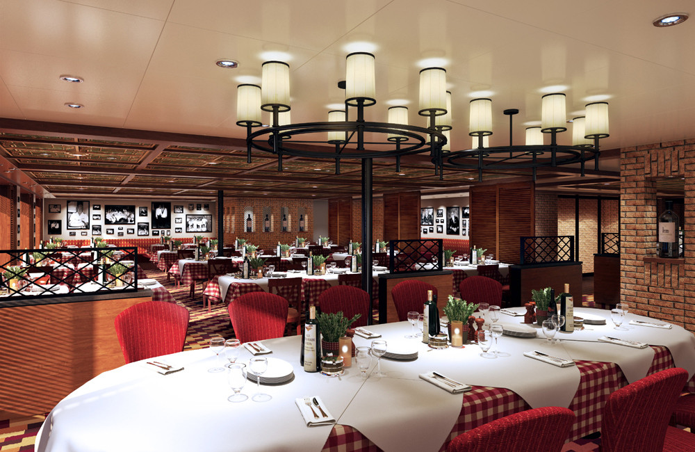 Cucina Del Capitano auf Carnival Vista. Foto: Carnival Cruise Lines