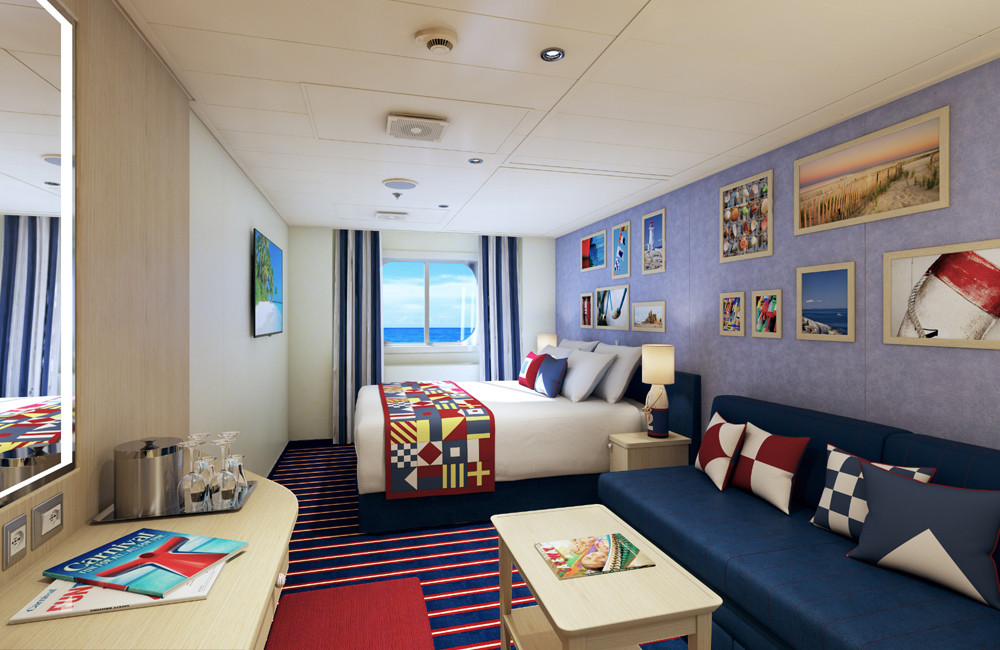 Family Harbor mit Meerblick auf Carnival Vista. Foto: Carnival Cruise Lines