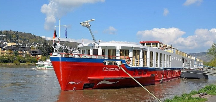 Flusskreuzfahrtschiff Casanova von nicko cruises. Foto: Udo Horn