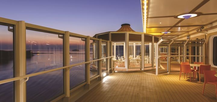 Open Air Bereich der Costa Diadema. Foto: Costa Kreuzfahrten