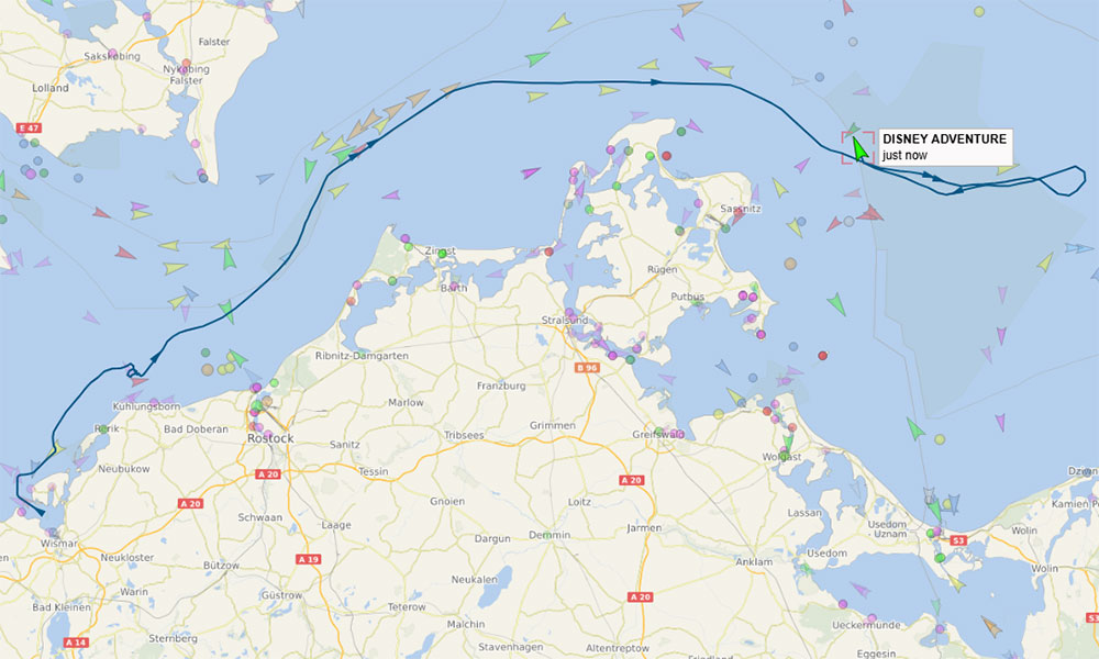 Erste Route der Disney Adventure ab Wismar