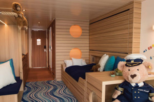 Familien Appartements auf der EUROPA 2. Foto: Hapag-Lloyd Cruises