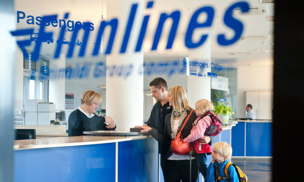 Check-In bei Finnlines