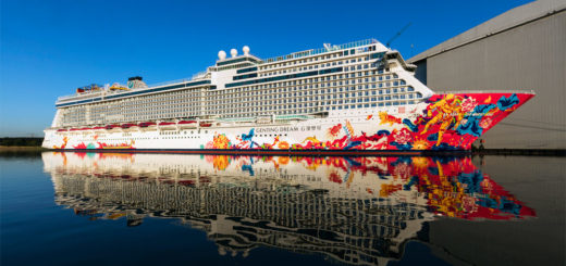 Genting Dream auf der Meyer Werft. Foto: Meyer Werft