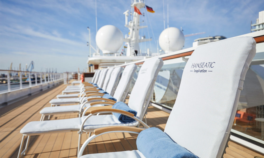 Sonnendeck der HANSEATIC inspiration