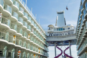 Seilbahn auf der Harmony of the Seas. Foto: Royal Caribbean International