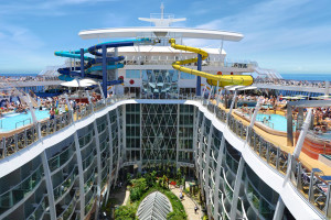 Wasserrutschen auf der Harmony of the Seas