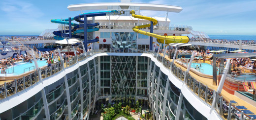 Wasserrutschen auf der Harmony of the Seas