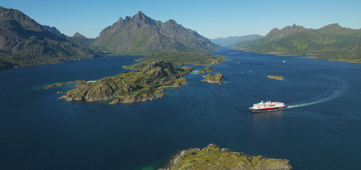 Hurtigruten in Norwegen. Foto: Hurtigruten