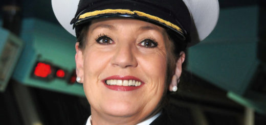 Cunard-Kapitän Inger Klein Thorhauge. Foto: Cunard Line