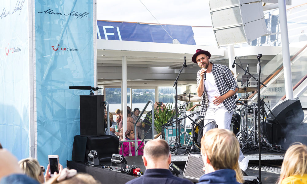 Max Mutzke an Bord von TUI Cruises