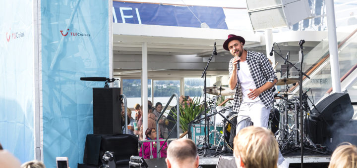 Max Mutzke an Bord von TUI Cruises