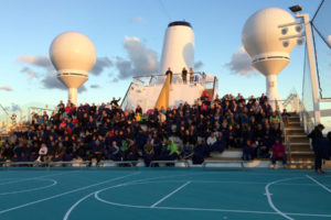 Mein Schiff 5 Arena beim Public Viewing