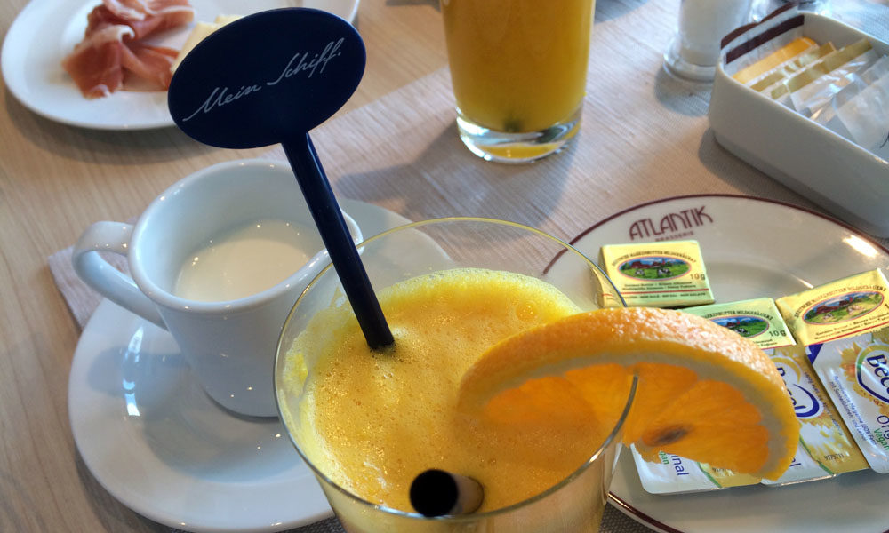 Mein Schiff Frühstück Getränke