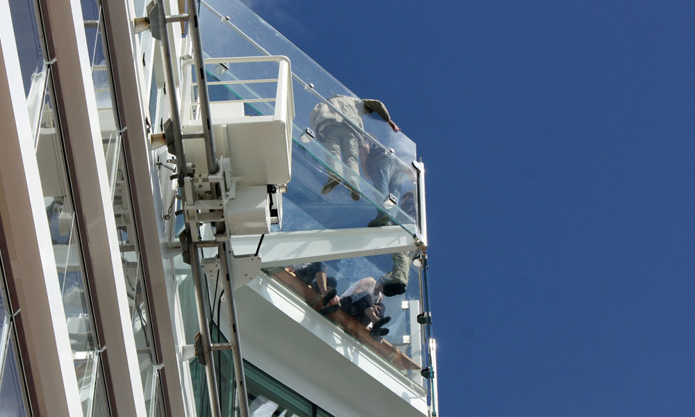 Mein Schiff 5 Blauer Balkon von unten