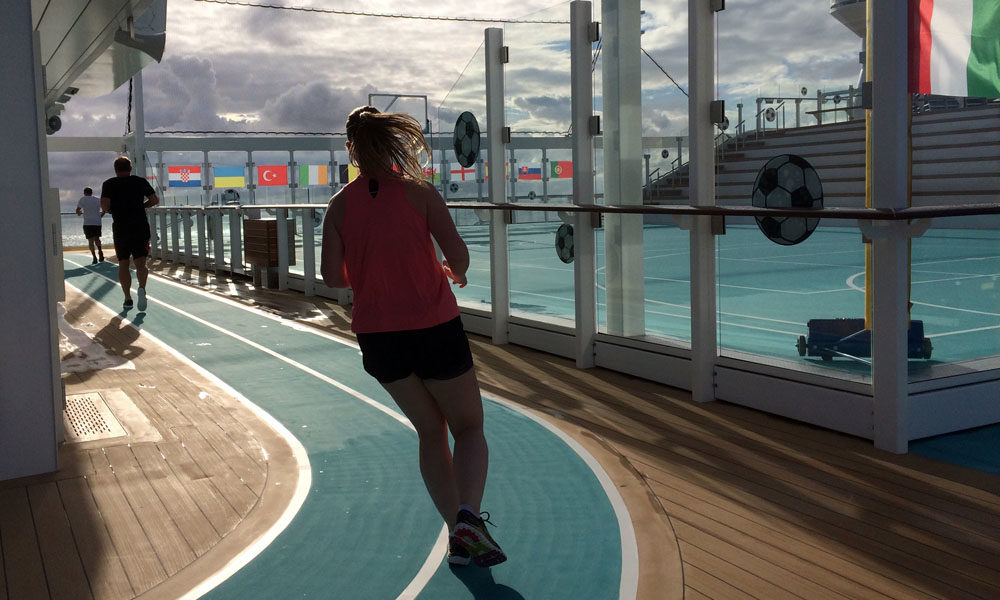 Mein Schiff 5 Joggingstrecke