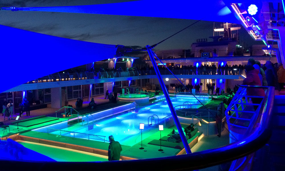 Mein Schiff 5 Lichtshow