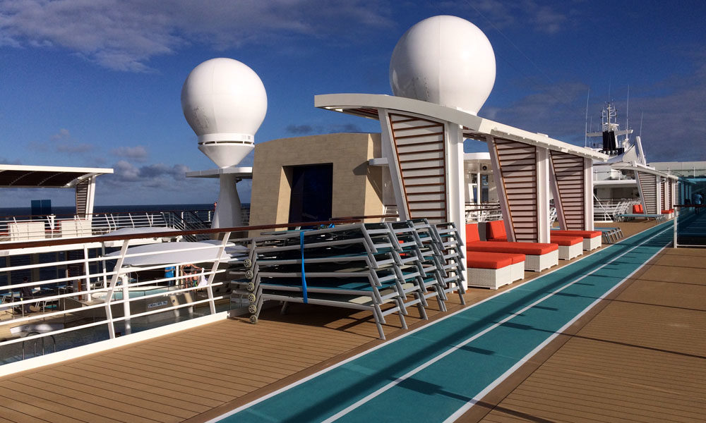 Sonnendeck auf der Mein Schiff 5