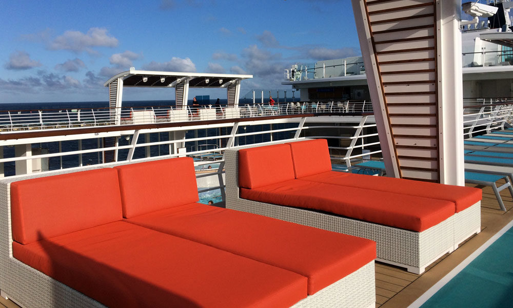 Sonnendeck auf der Mein Schiff 5