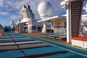 Sonnendeck auf der Mein Schiff 5