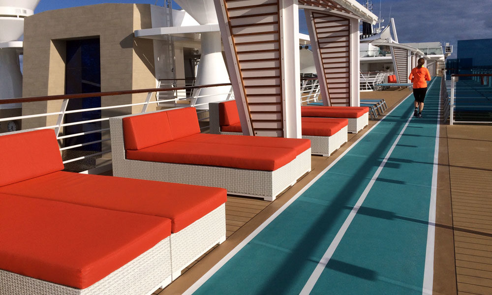 Sonnendeck auf der Mein Schiff 5