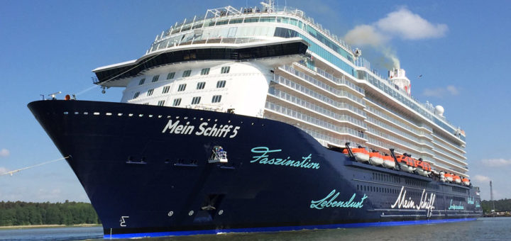 Mein Schiff 5 in Turku. Foto: TUI Cruises
